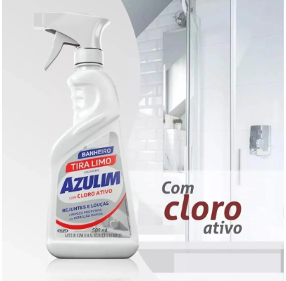 KIT 2 COM TIRA LIMO AZULIM SPRAY 500ML