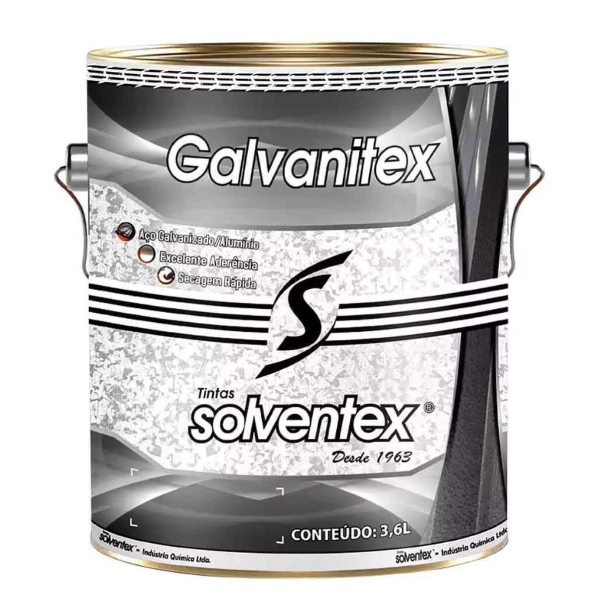 GALVANITEX SOLVENTEX 3,6L COD 520 BRANCO