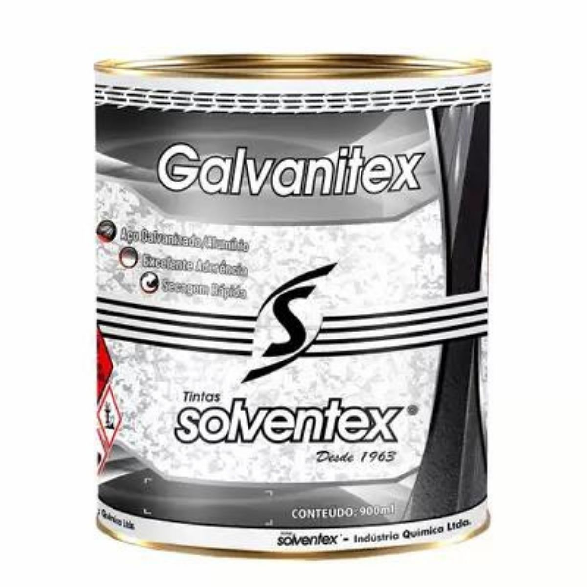 GALVANITEX SOLVENTEX 1/4L COD 520 BRANCO