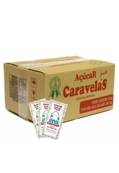 ACUCAR REF SACHE CARAVELAS 400X5GR