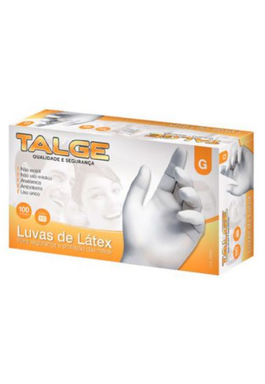 LUVA LATEX S/PO G TALGE