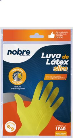 LUVA LATEX NOBRE SLIM AMA M