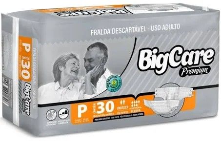 FRALDA BIG CARE ADULTO P C/30