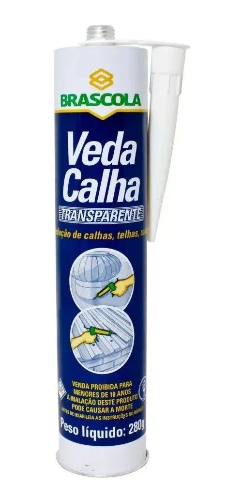 VEDA CALHA BRASCOLA TRANSP 280G