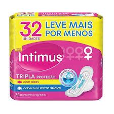 ABSORVENTE INTIMUS C/ABAS TRIPLA PROT. C/32